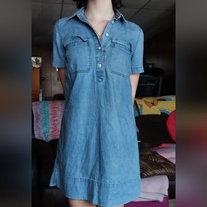 Denim tshirt dress Madewell brand